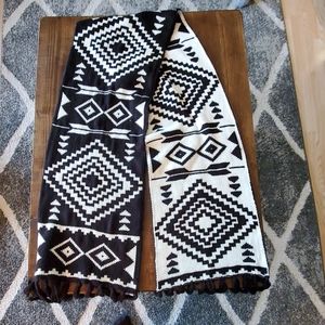 Big Thick Scarf with Tassels